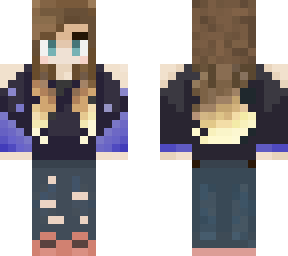 cool girl with highlights