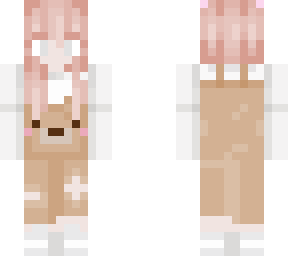 cute overal bear girl