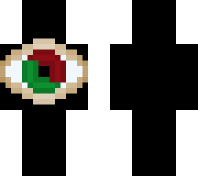 giant red green eye