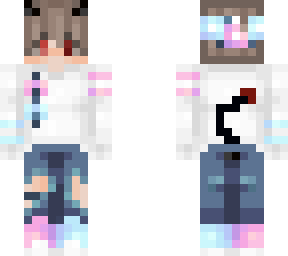 pink and blue
