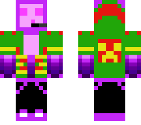pink slime w/ green coat