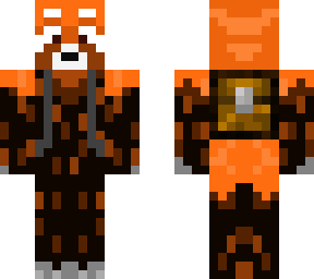 redpanda with a chest back pack