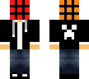 rubik's cube head