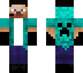 steve with creeper hoodie (fix)