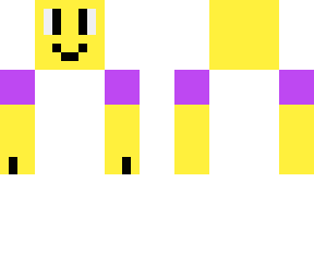 strange yellow man.