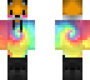 tie dye fox
