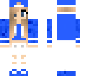 blue girl