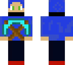 blue hoodie kid
