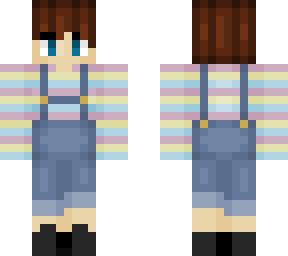 boi with overalls