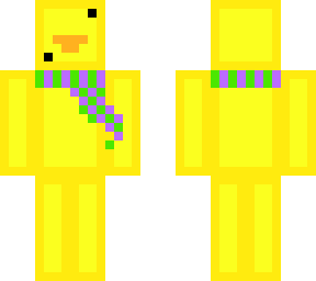 duck with scarf