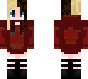 half blonde half black hoodie