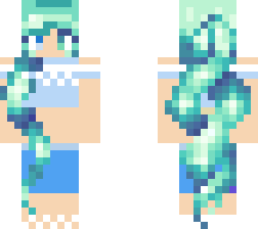 ocean cute girl ( blue version)