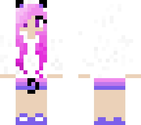 panda hoodie girl
