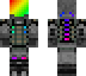 rainbow space man