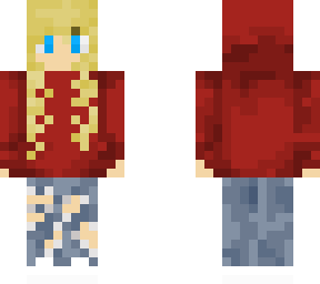 red sweater