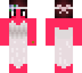 ruby wedding dress