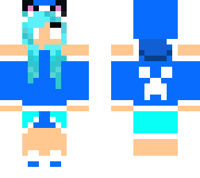 (wowmeowmeow) blue cat girl