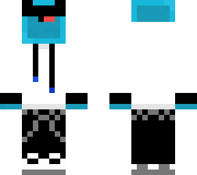 blue slime with shades on