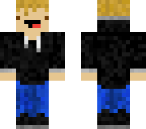 derpy blonde gamer in black hoodie and jeans!