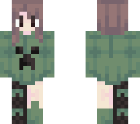 editied creeper chick