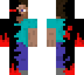 fire enderman/steve