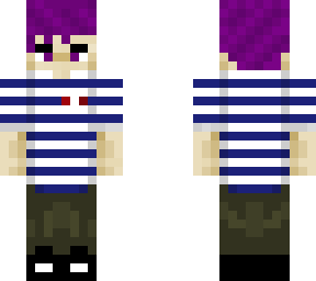 me 2 (striped t-shirt, ordinary pants