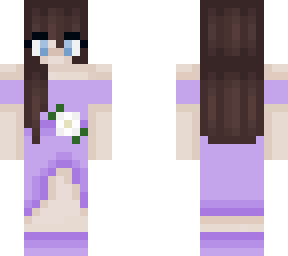 me in a formal purple dress!