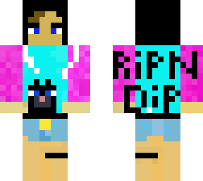 my little brother made this skin -