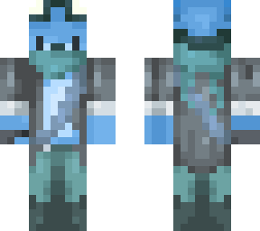 neon blue fox