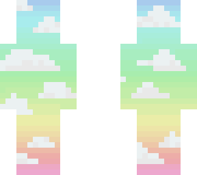 pastel rainbow clouds