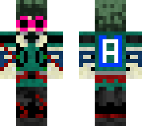 pink clout goggles deku (i made this for my freind)