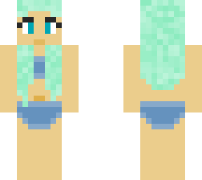 pixie in a swim suit