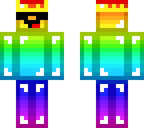 rainbow derp with a crown