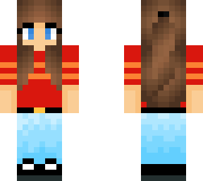 red and orange shirt