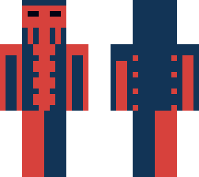 skully-red and blue