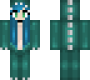 2013 minecon matching skin - female dino onsie