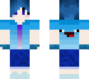 a blue gril