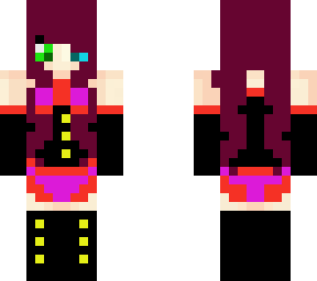 bi eyed anime girl