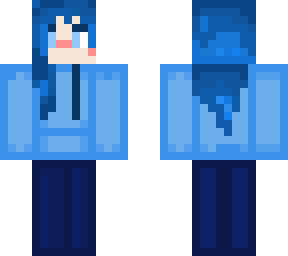 blue girl