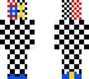 checkered man