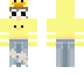 duck girl with clout glasses