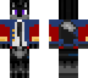 furry wolf with jacket