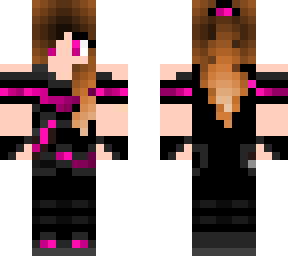 futuristic female fighter (hair and detail fix)