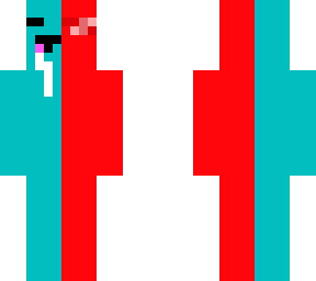 half blue half red half derp half cool