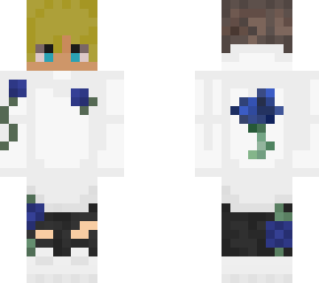 hoodie boy with blue rose (eddited)