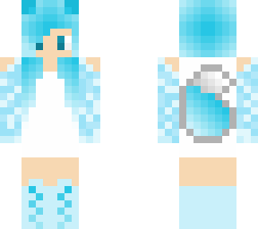 ice wolf with headphones
