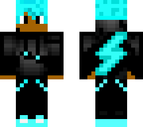 light blue lightning boy