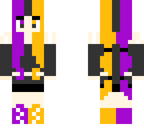nintendo switch girl (purple&orange)