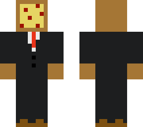 pizza in suit