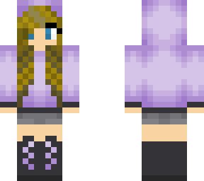 purple hoodie girl (recolor)